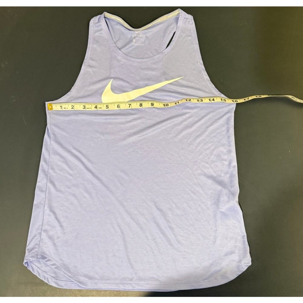 Women's Nike Swoosh Run Tank Purple Lilac Dri-Fit Small Lightweight Breathable - Picture 6 of 7